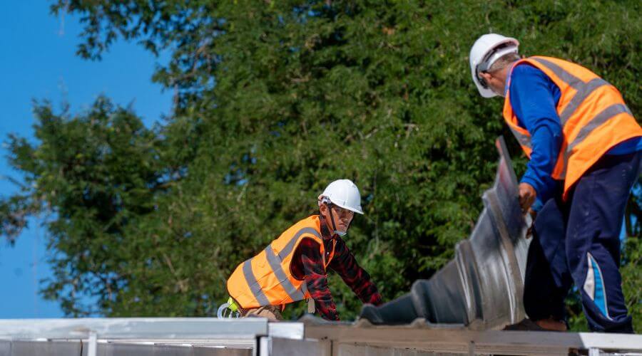 Skylight repair in Naval Anacost Annex, DC